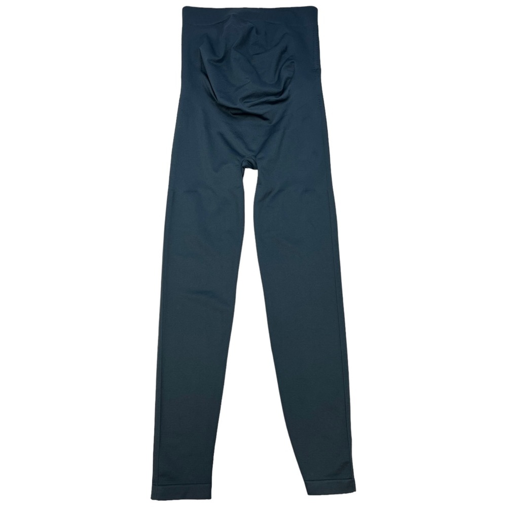 BLANQI EVERYDAY Maternity Belly Support Leggings Slate Blue Size L 10-12